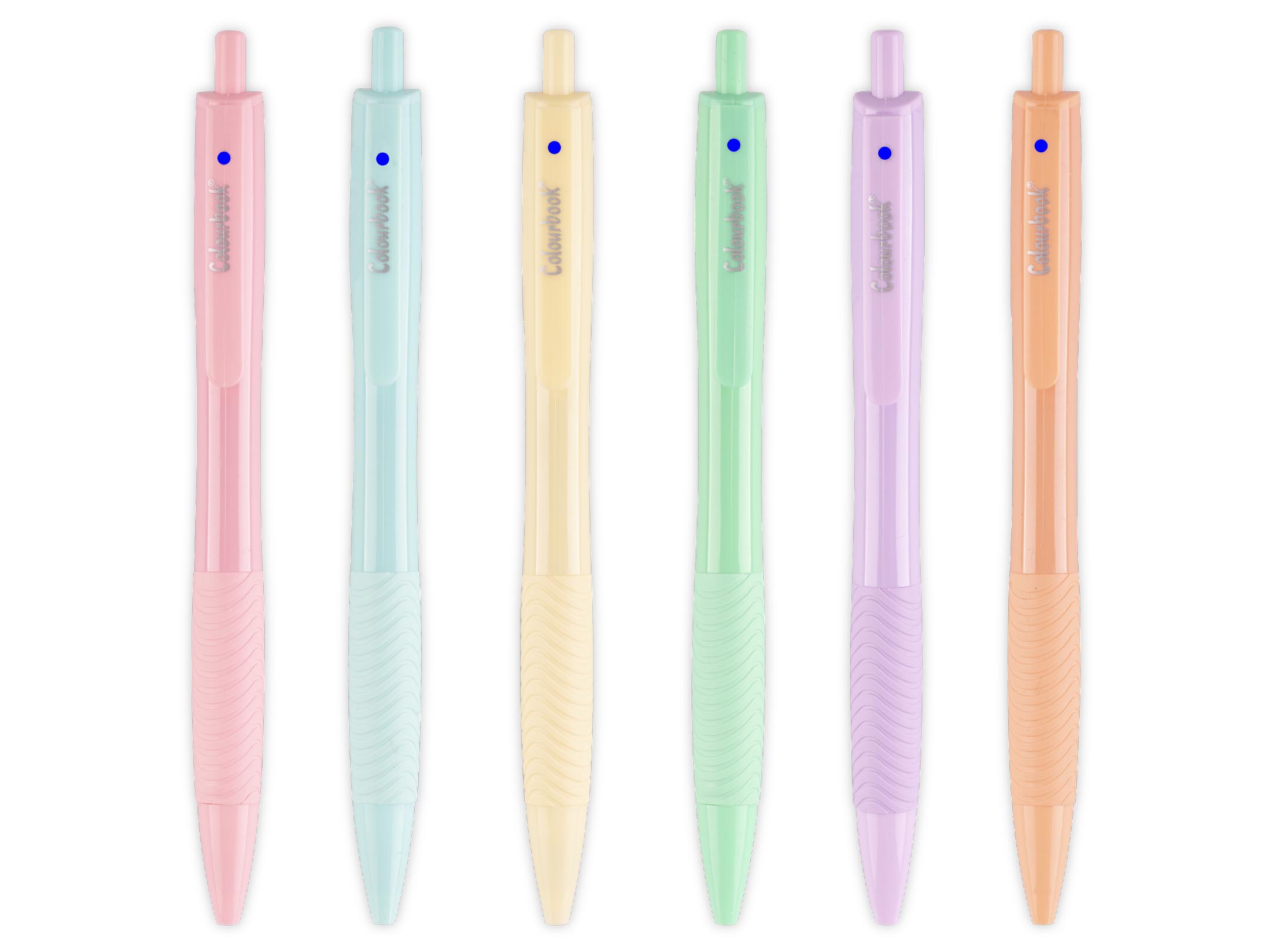 Set in scatola di 2 penne, una biro e una matita blu da personalizzare -  Set in scatola di penne e matita blu con testo inciso - Set di penne