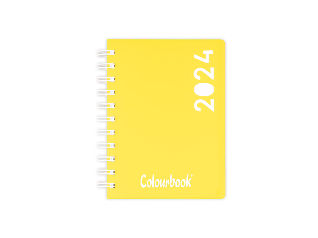 COLOURBOOK Agenda Settimanale 2024 17×24 cm – ColourDays Rosso