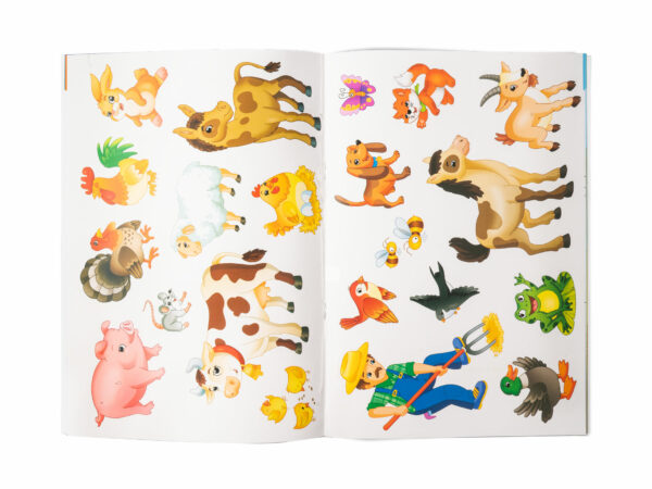 Libro da Colorare per bambini Animali Carini: 100 Grandi e Facili disegni , album  da colorare per bambini animali della fattoria, libro da colorare  libro  da scarabocchiare by Happy little hand